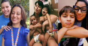 fotos de mulheres com seus filhos