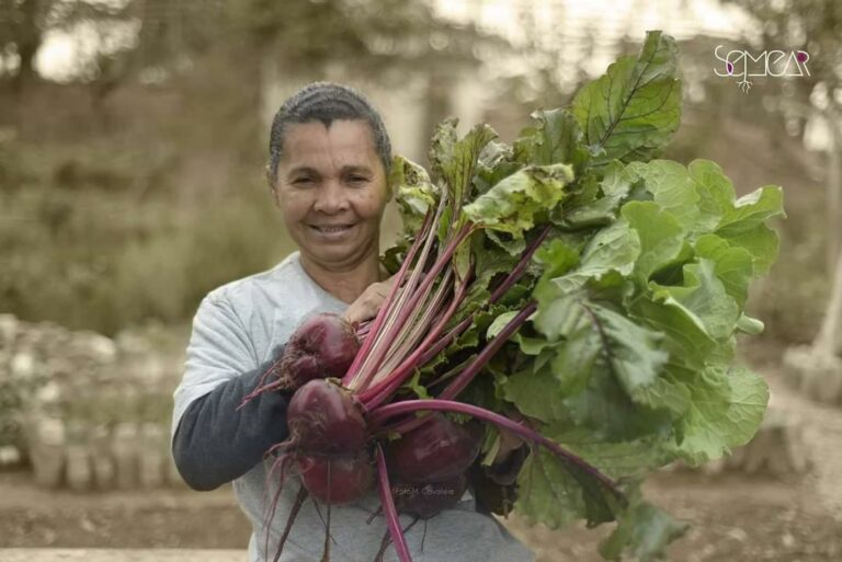 Mulheres mostram que hortas comunitárias são aliadas da luta contra insegurança alimentar